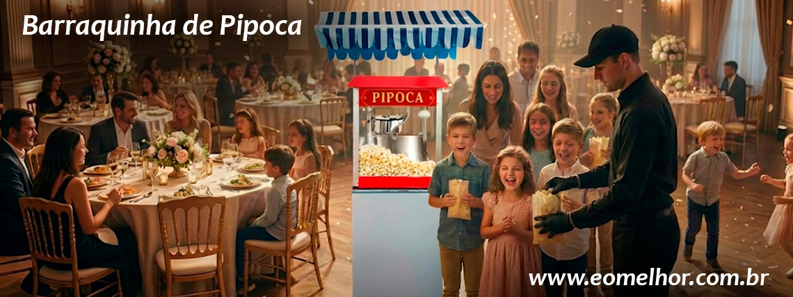 Barraquinha de Pipoca Salgada